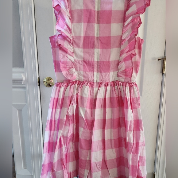 Pretty Pink Check J crew girls dress - Picture 4 of 5